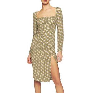 Reformation Peyton Dress in Linoleum Size 6